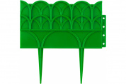 Бордюр декоративный GRINDA для цветников, 14х310см, зеленый
