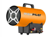 Газовый нагреватель MAXPILER MGH-1201 (7-12кВт, произв 320м³/ч, расход 0.5-0.8 кг/ч, пьезоподжиг)
