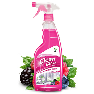 Очиститель стекол GRASS "CLEAN GLASS" лесные ягоды 600мл 125241