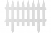 Забор декоративный GRINDA ″КЛАССИКА″, 28x300см, белый