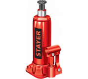 STAYER RED FORCE 8т 230-457мм домкрат бутылочный гидравлический