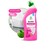 Гель чистящий для ванны и туалета GRASS "Gloss pink" 750 мл. 125543