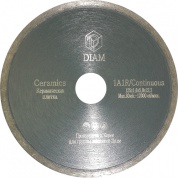 Диск алмазный DIAM 1A1R CERAMICS 230*22.2 мм сплошной