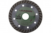 ТУРБО 110 мм, диск алмазный отрезной сегментированный по бетону, камню, кирпичу, URAGAN
