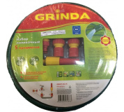 Набор поливочный GRINDA: Шланг 3/4″x15 м, наконечник-распылитель, поливочная арматура