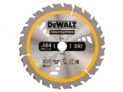 Пильный диск CONSTRUCT (184x20 мм; 24 ATB) Dewalt DT1951