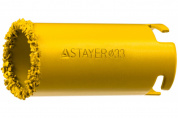 Коронка STAYER "PROFESSIONAL" кольцевая с карбидно-вольфрамовой крошкой, d=33мм