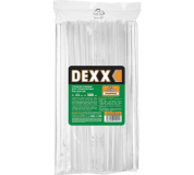 DEXX прозрачные универсальные клеевые стержни, d 11 мм х 300 мм (11-12 мм) 1 кг