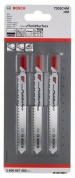 Пилки CleanSolidSurface (117 мм; тип T301CHM; 3 шт.) для лобзика Bosch 2608667450