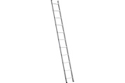Приставная лестница СИБИН, односекционная, алюминиевая, 11 ступеней, высота 307 см