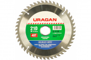 URAGAN Clean cut 210х30мм 48Т, диск пильный по дереву