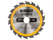 Пильный диск CONSTRUCT (184х30 мм; 18 ATB) Dewalt DT1941