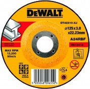 Круг отрезной по металлу INDUSTRIAL (125х22,2 мм) Dewalt DT42310Z