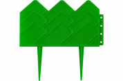 Бордюр декоративный GRINDA для клумб, 14х310см, зеленый