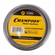 Леска триммерная Champion C7034 Aluminium 2,7мм/15м круглый