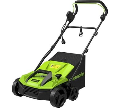 Аэратор-скарификатор электрический Greenworks , 1600W, 36 см