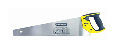 Ножовка по дереву Stanley Jet-cut с мелким закаленным зубом 11х450мм 2-15-595