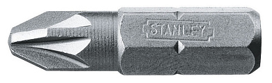 Вставка STANLEY с шестигр. хвостовиком 1/4" 2х25мм Phillips (упак. 25шт) 1-68-946