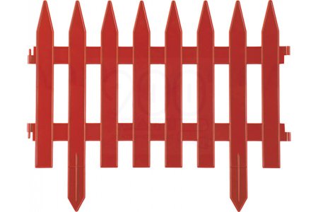 Забор декоративный GRINDA ″КЛАССИКА″, 28x300см, терракот
