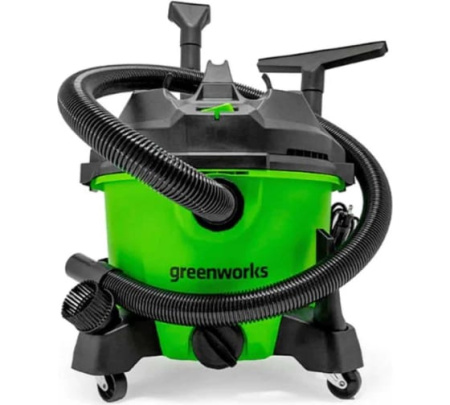 Пылесос строительный Greenworks G120WDV 220V 34л