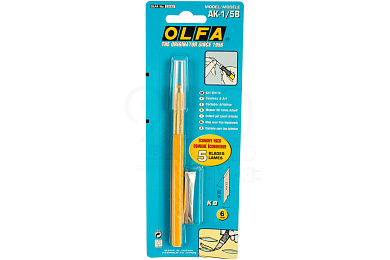 Нож OLFA с перовым лезвием, 6мм