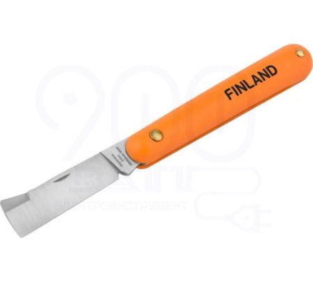 1453 FINLAND Нож прививочный с прямым лезвием из нерж.стали, шт