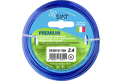 Леска SIAT Premium 2,4*15 м (алюминиум круг) 555010,