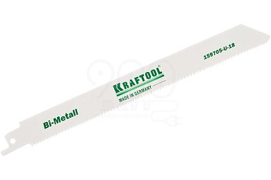 Полотно KRAFTOOL "INDUSTRIE QUALITAT", S1122VF, для эл/ножовки, Bi-Metall, по металлу, дереву, шаг 1