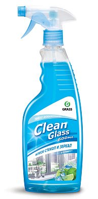 Очиститель стекол GRASS "CLEAN GLASS" голубая лагуна 600мл 125247