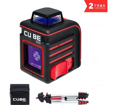 Построитель лазерных плоскостей (лазерный уровень) ADA Cube 360 Professional Edition