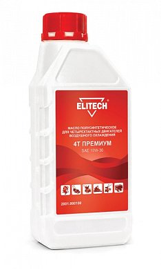Масло ELITECH 4-х тактное полусинтетика 1 л