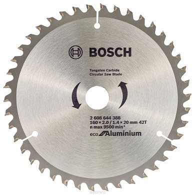Диск пильный Bosch ECO, универсальный, 42Т, 160 x 20 мм. 2608644388