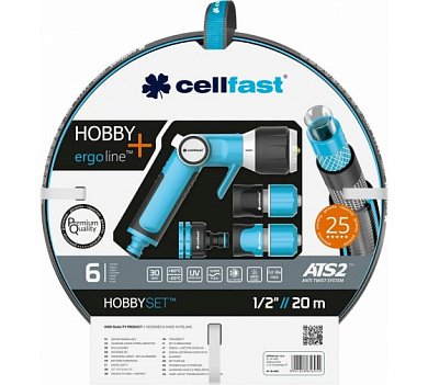 Шланг CELLFAST HOBBY ATS 1/2'' 20 м + комплект