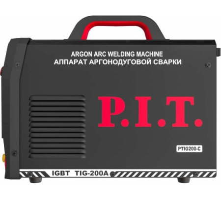 Аппарат аргонодуговой сварки PTIG200-C (200 А,ПВ-45, MMA 1,6-4 мм,4.2квт, TIG 1.2-1.6-2.0) P.I.T.