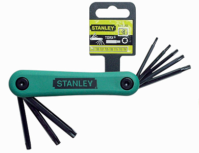 Набор ключей торцевых складных Stanley Torx Т9-Т40 4-69-263