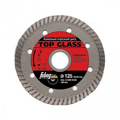 Диск алмазный Fubag Top Glass 200*25.4 мм турбо