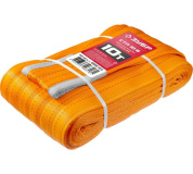 ЗУБР СТП-10/6 текстильный петлевой строп, оранжевый, г/п 10 т, длина 6 м