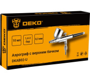 Аэрограф c верхним бачком DEKO DKAB02-U