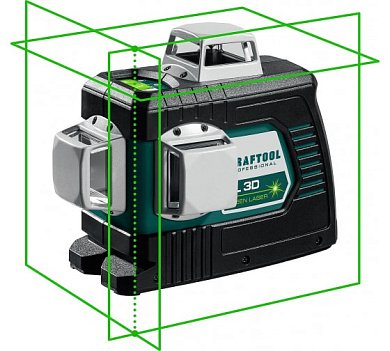 KRAFTOOL LL 3D зеленый лазерный нивелир